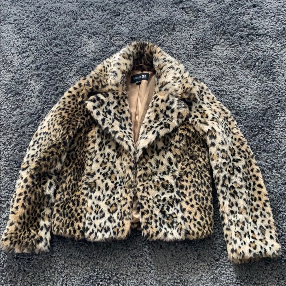Cheetah fur coat